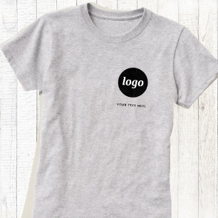 Logo simple et T-shirt Entreprise textuel