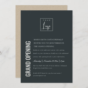 Logo simple minimal Business Grand Invitation d'ou