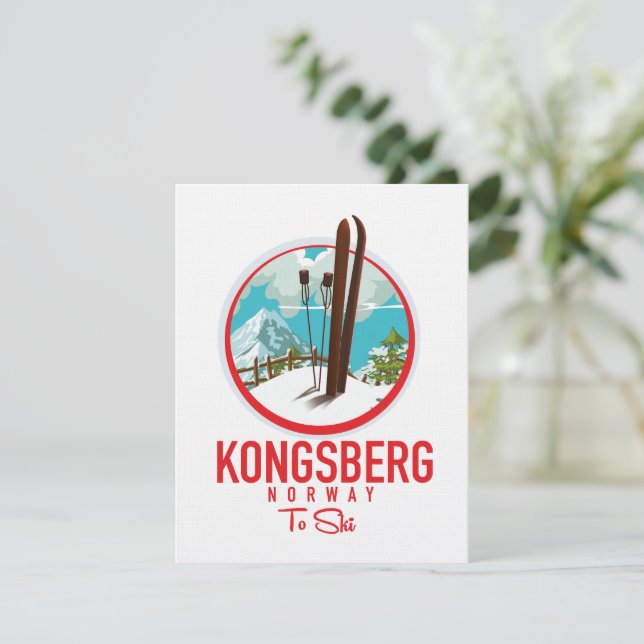 logo ski de Kongsberg Norvège (Debout devant)