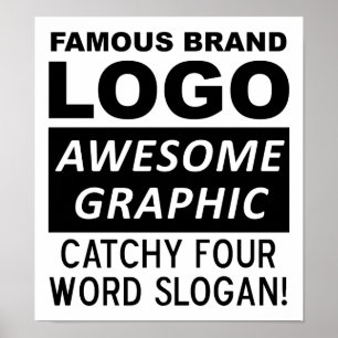 Logo Slogan Funny Poster