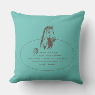 Logo Soins Animaux - Coussin à jeter