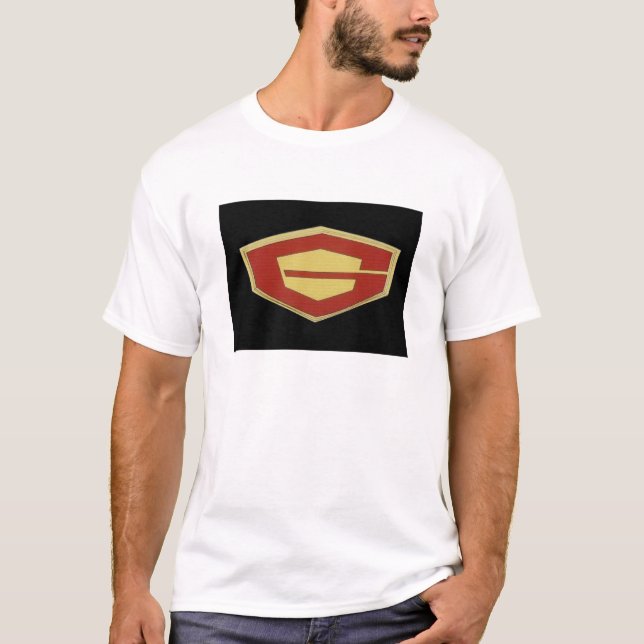 Logo sonique du T-shirt des hommes audacieux (Devant)