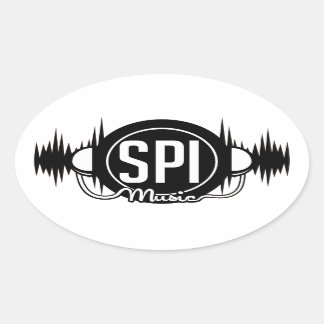 Logo SPIMUSICINC noir - Sticker