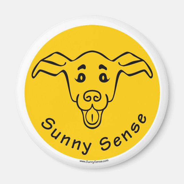 Logo Sunny Sense avec magnets de chiens (Devant)