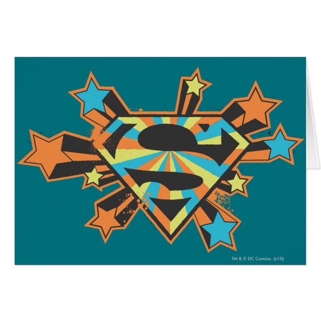 Logo Supergirl Colorful Stars (Devant horizontal)