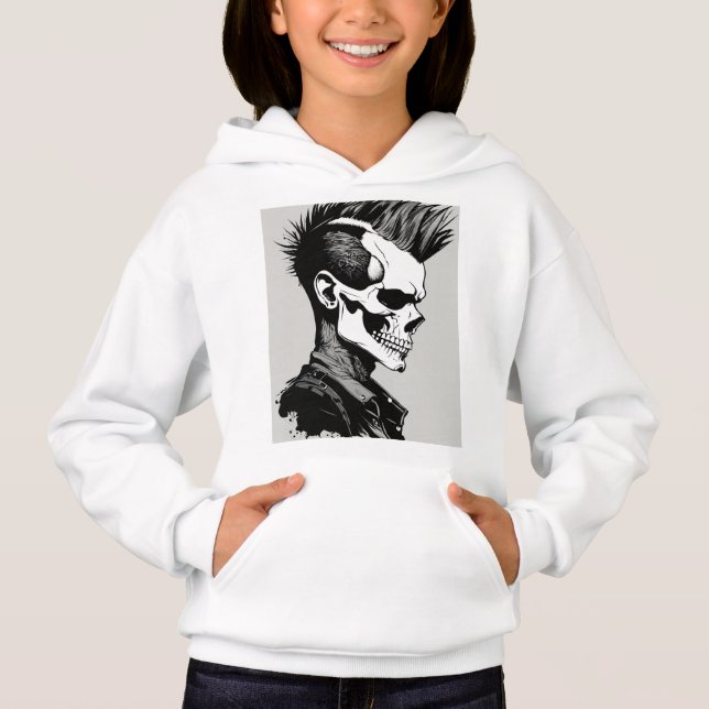 Logo T-Shi du crâne et des os croisés (Devant)