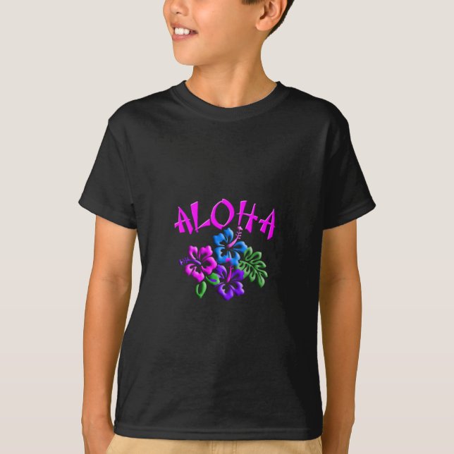 Logo T-Shirt Aloha Hibiscus (Devant)