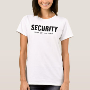 Logo T-Shirt de sécurité pour femmes ici Modèle pe