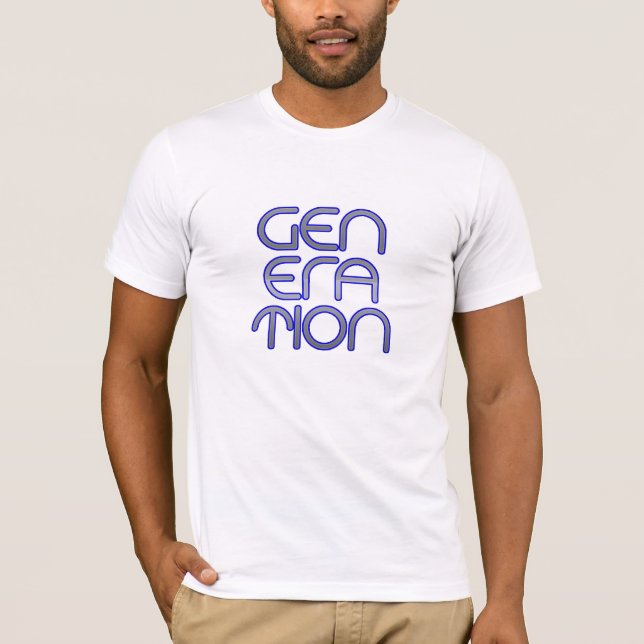 Logo T-Shirt de type génération hommes (Devant)