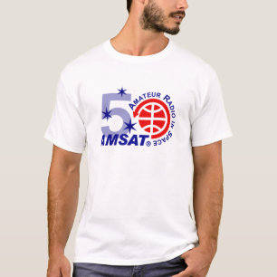 Logo T-Shirt du 50e anniversaire d'AMSAT - Light