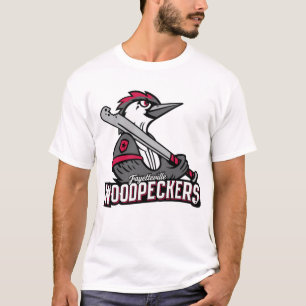 Logo T-shirt vintage Fayetteville-Woodpeckers