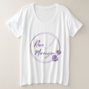 Logo Tee pour les femmes plus auteur