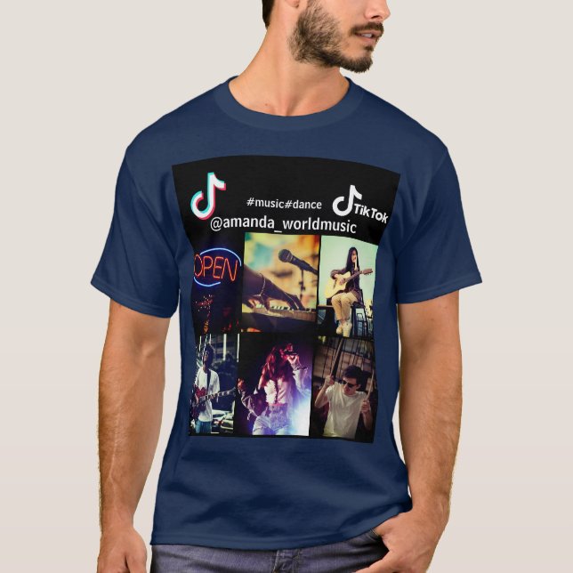 logo Tiktok photo T-Shirt (Devant)