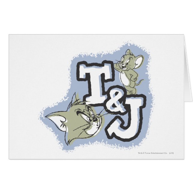 Logo Tom et Jerry T&J (Devant horizontal)