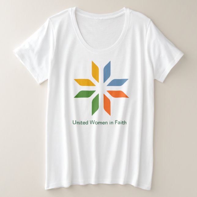 Logo United Women in Faith T-shirt de taille plus (Design devant)