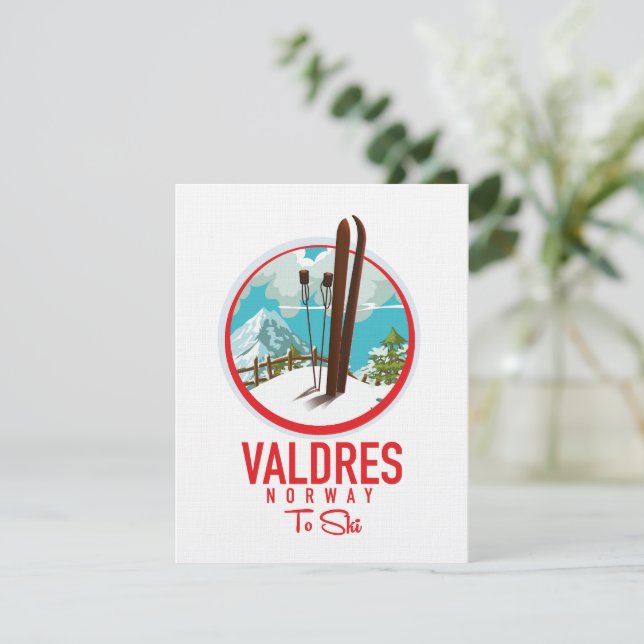 logo Valdres Norvège Ski (Debout devant)