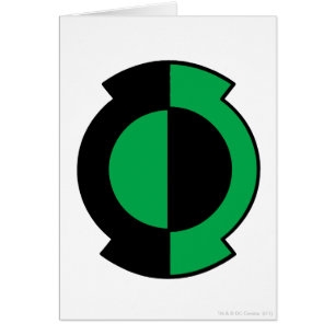 Logo vert de lanterne renversé