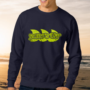 Logo vert surf pour hommes sur sweatshirt de la ma