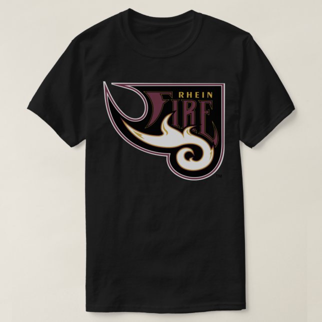 Logo Vintage Rhein Fire T-Shirt classique (Design devant)