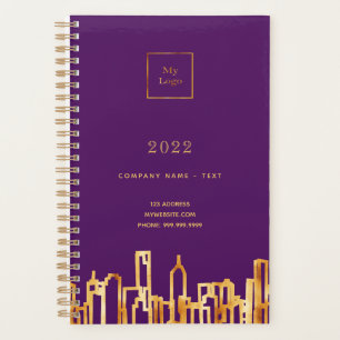 Logo violet or ville skyline business 2025