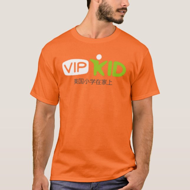 Logo VIPKID T-Shirt grand avec caractères chinois (Devant)