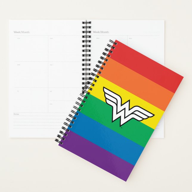 Logo Wonder Woman Rainbow (Devant avec enveloppe)