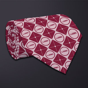 Logos ronds Motif diamant cravate