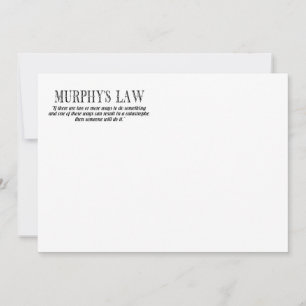Loi de Murphy
