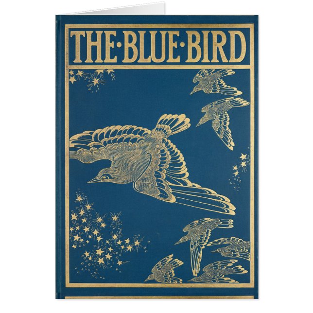 L'oiseau bleu - couverture de livre vintage (Devant)