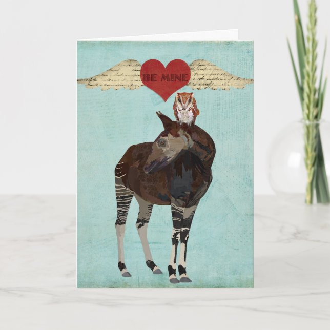 L'OKAPI et le HIBOU SOIENT carte de MINE (Devant)