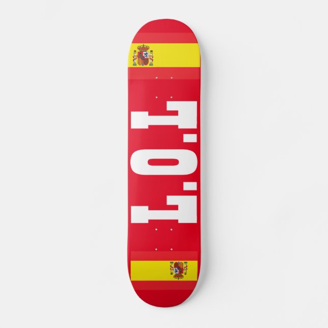 LOL ESPAGNE Skateboard (Recto)