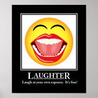 LOL Face rire Motivation Poster Imprimer