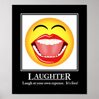 LOL Face rire Motivation Poster Imprimer