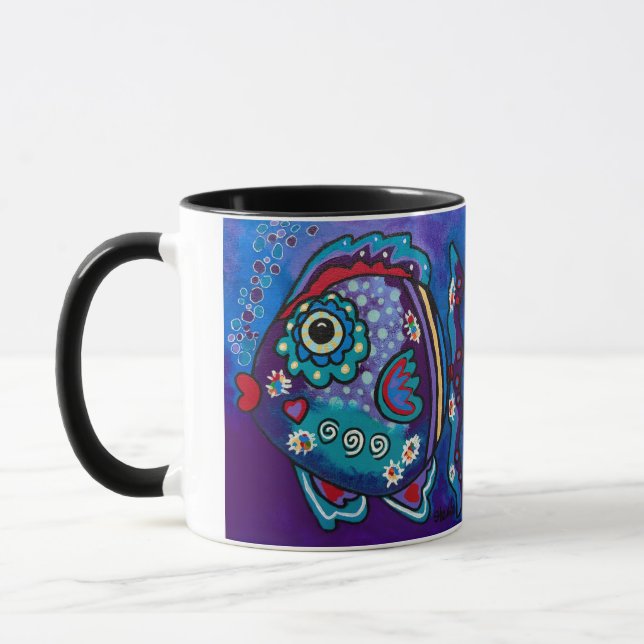 Lola Lovebulbles Art original Beverage Mug (Gauche)