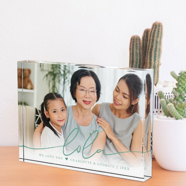 Lola Script Overlay | Nous vous aimons Bloc Photo (Créateur téléchargé)
