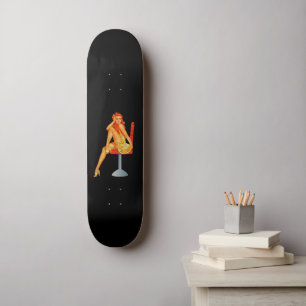 Lola Vintage Skateboard Wall Art