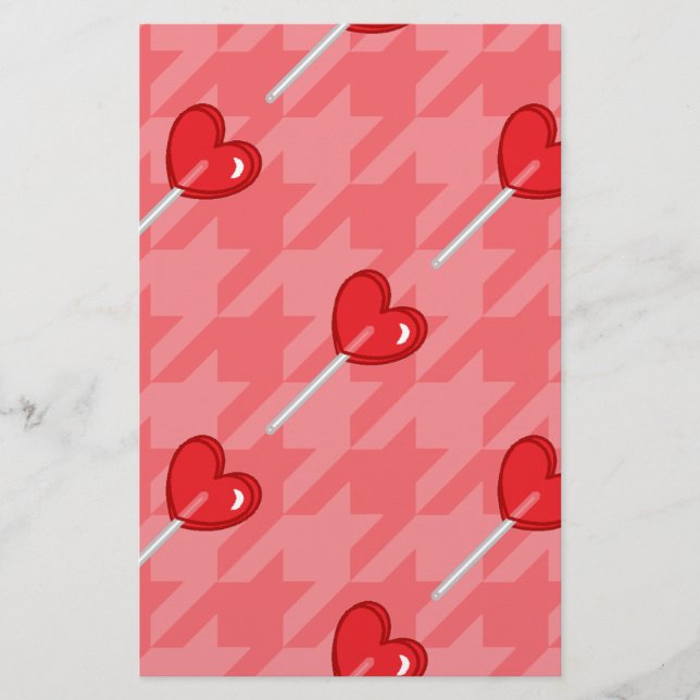 lollipop coeur rose (Devant)