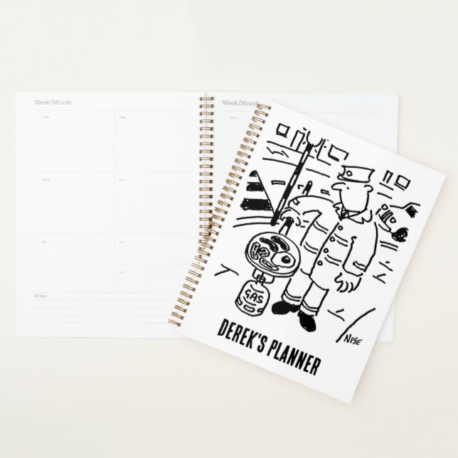 Lollipop Man est Cuisine son petit déjeuner. Drôle (Devant avec enveloppe)