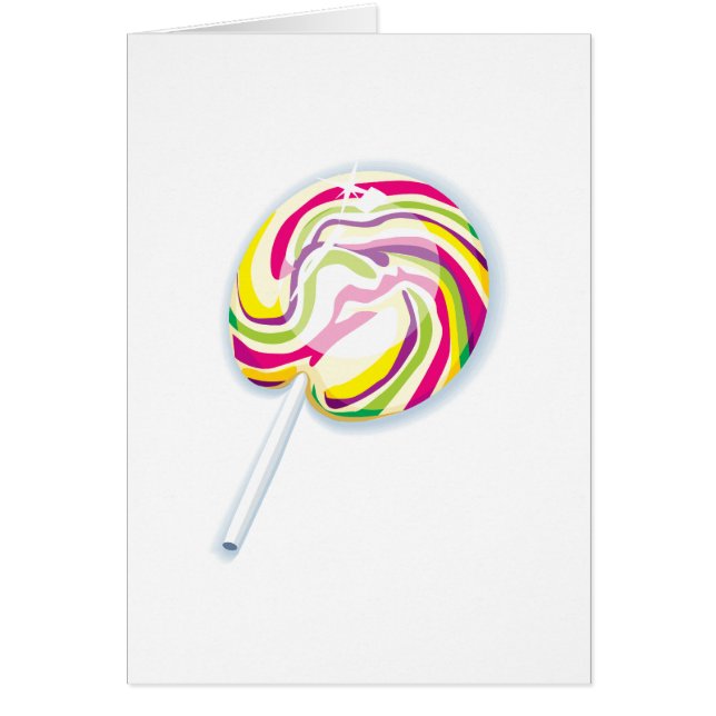lollipop tourbillonnant colorée (Devant)