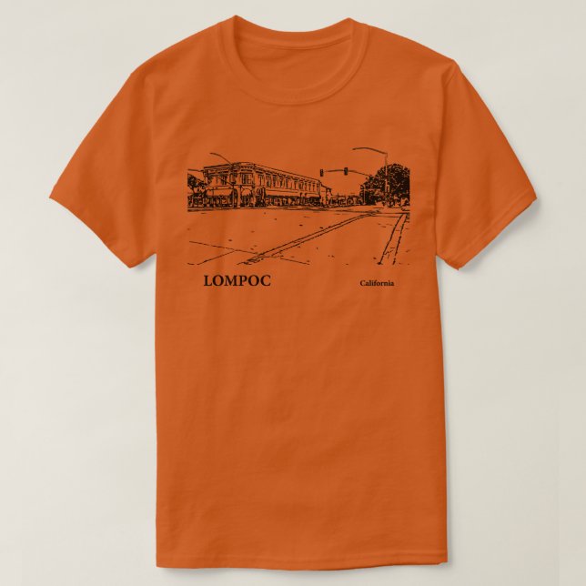 Lompoc California TShirt 3 (Design devant)