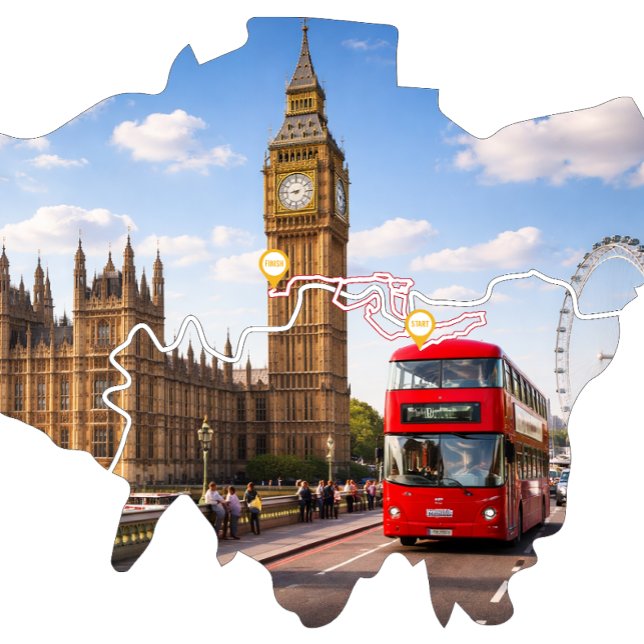 London 26.2 Marathoner Course Map Mug (Créateur téléchargé)