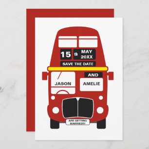 London Bus Enregistrer la carte Date RED