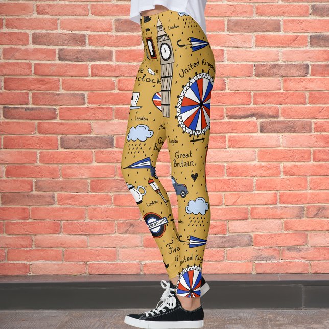 London Doodles Leggings (Créateur téléchargé)