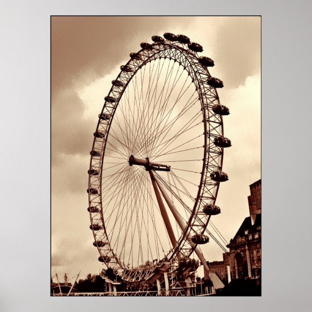LONDON EYE POSTER (Devant)