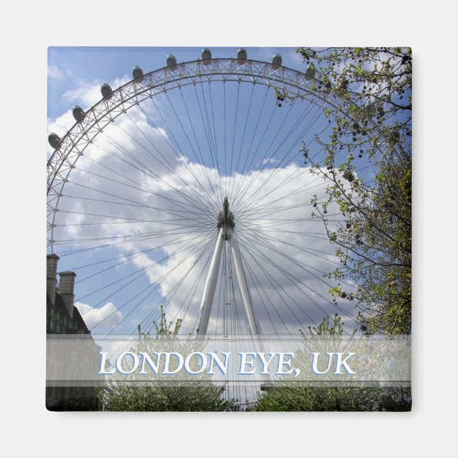 London Eye (Royaume-Uni) Vacances Magnet souvenir (Devant)