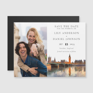 London Photo Mariage Carte de Relance