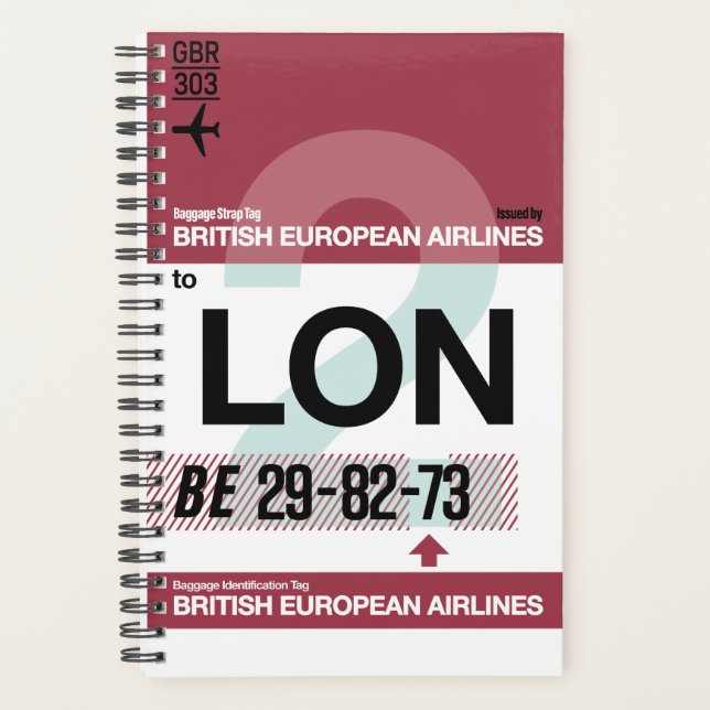 London - Planificateur de voyage 2026 (Devant)