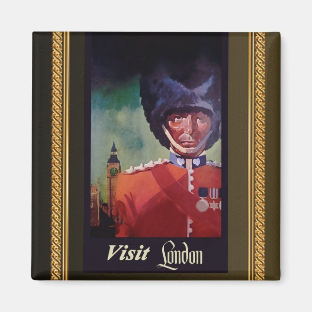 London Poster Magnet (Devant)