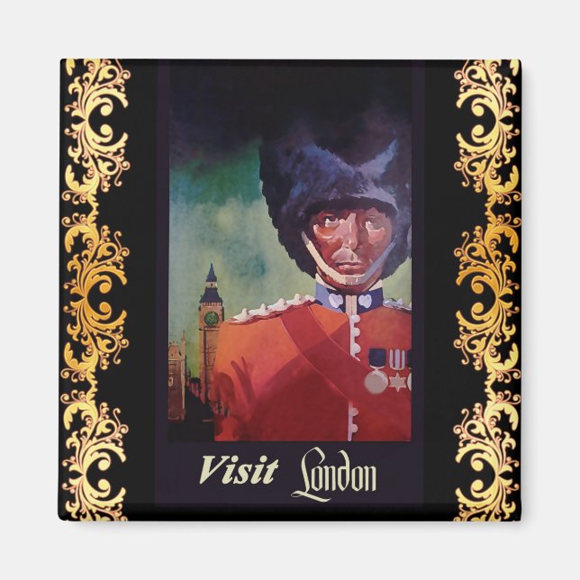 London Poster Magnet (Devant)