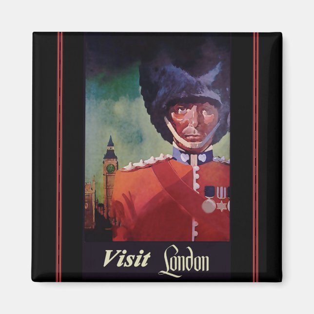 London Poster Magnet (Devant)